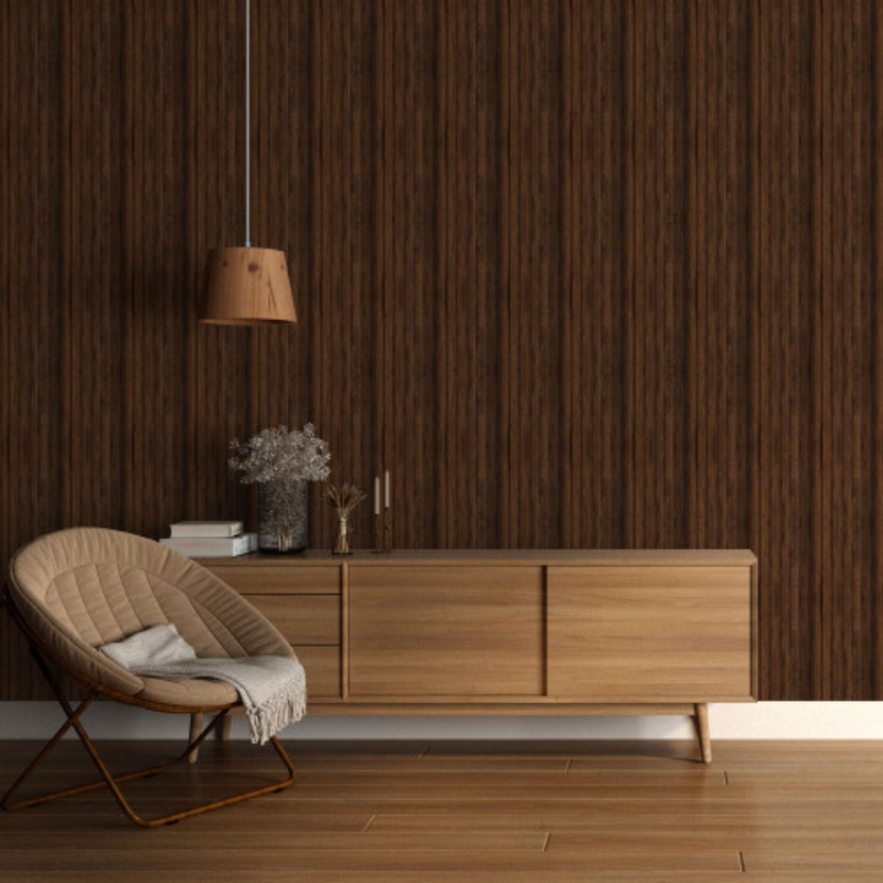Wood wall paneling