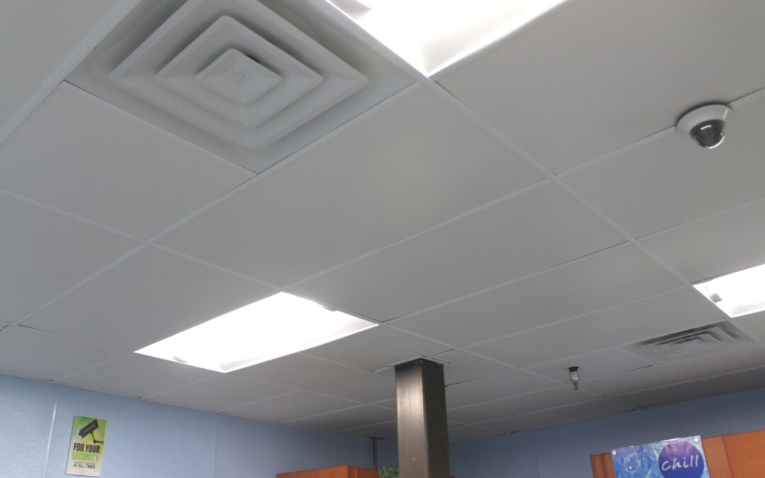 Ceiling Grid Covers That Hide Unsightly Ceilings