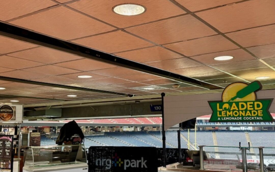 Main Concourse at NRG Park Stadium: Ceiling Installation