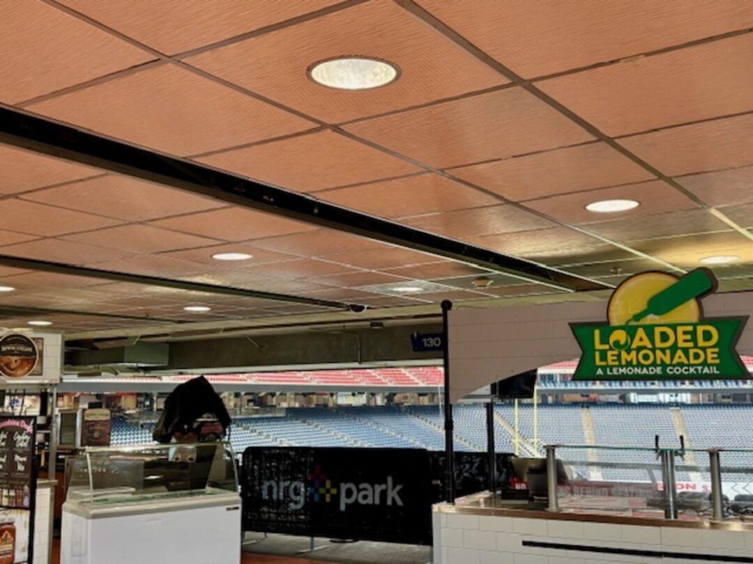 Main Concourse at NRG Park Stadium: Ceiling Installation