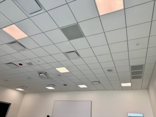 New Construction: High Ceiling Installation